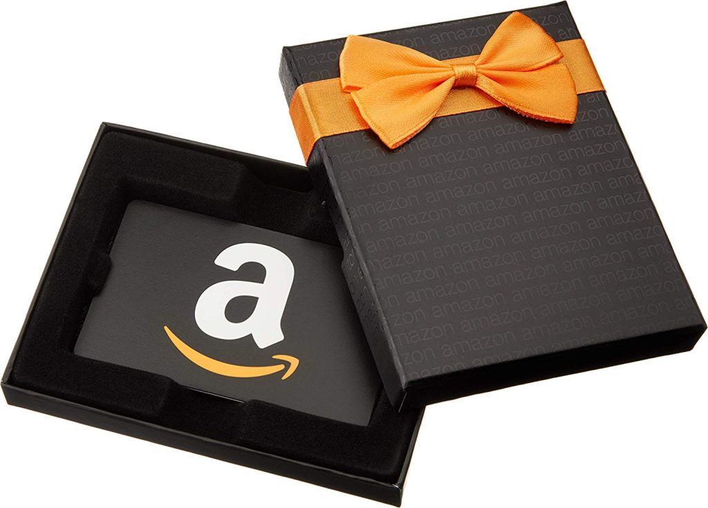An Amazon gift card